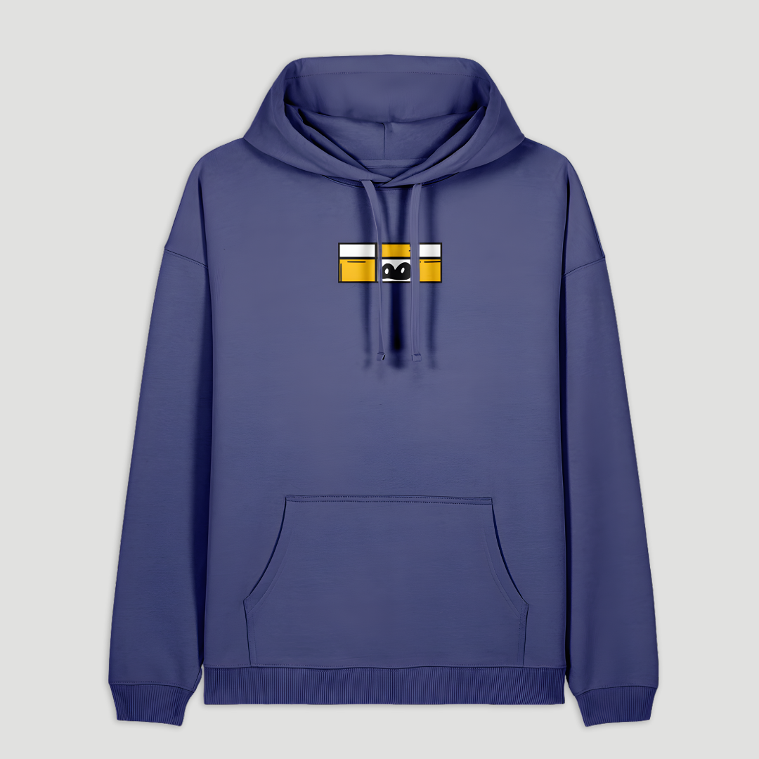 Chequered Frog Eyes Logo Heavyweight Hoodie