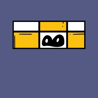 Chequered Frog Eyes Logo Heavyweight Hoodie