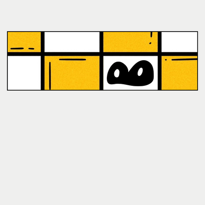 Chequered Frog Eyes Logo Tee