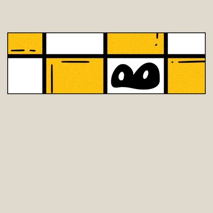 Chequered Frog Eyes Logo Tee