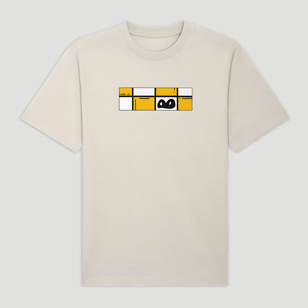 Chequered Frog Eyes Logo Tee