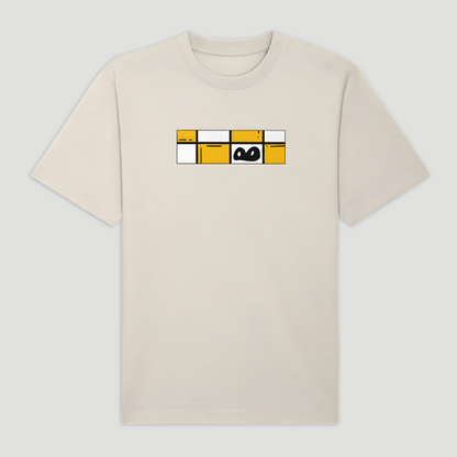 Chequered Frog Eyes Logo Tee